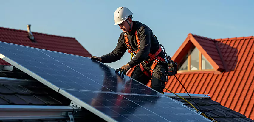 Solar Panels on Steel Roof Installation in Chicago